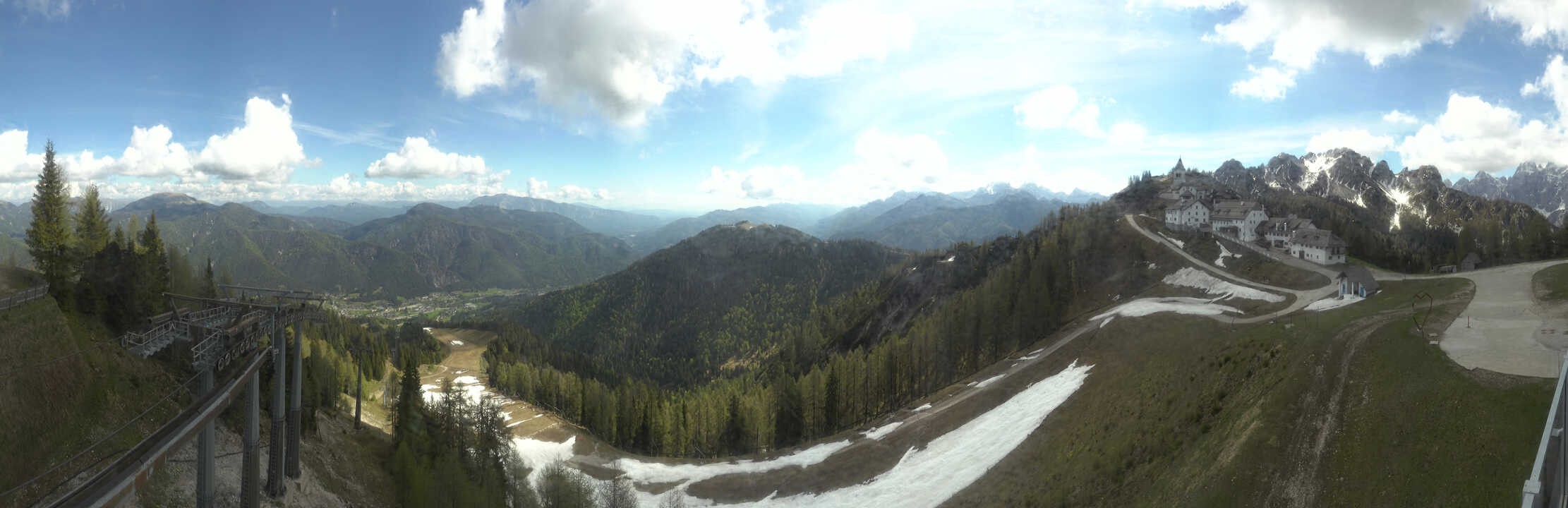 Archived image Webcam Top station Monte Lussari