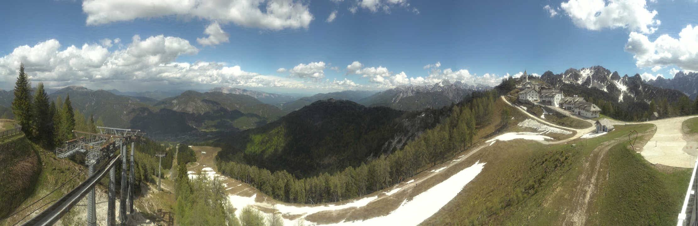 Archived image Webcam Top station Monte Lussari