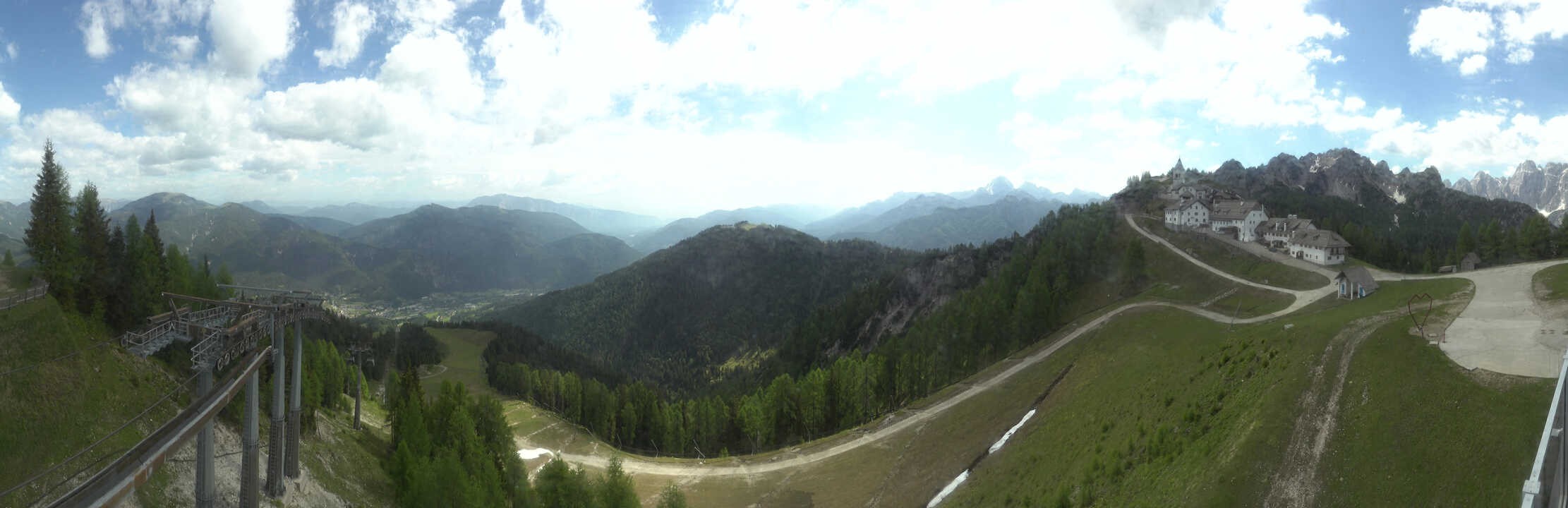 Archived image Webcam Top station Monte Lussari
