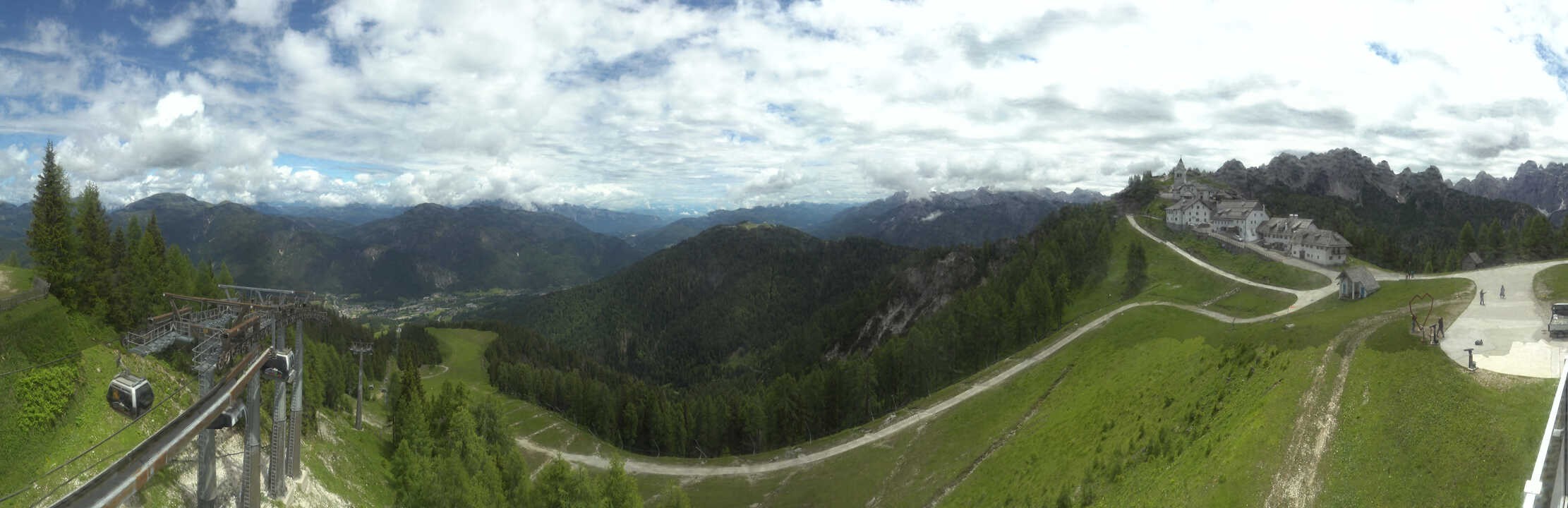 Archived image Webcam Top station Monte Lussari