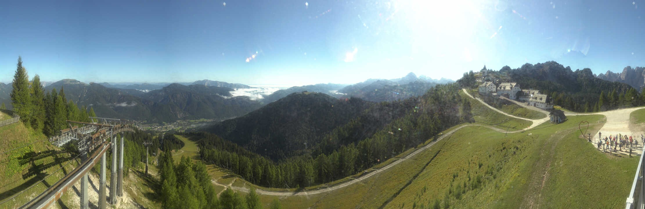 Archiv Foto Webcam Tarvisio - Bergstation Monte Lussari
