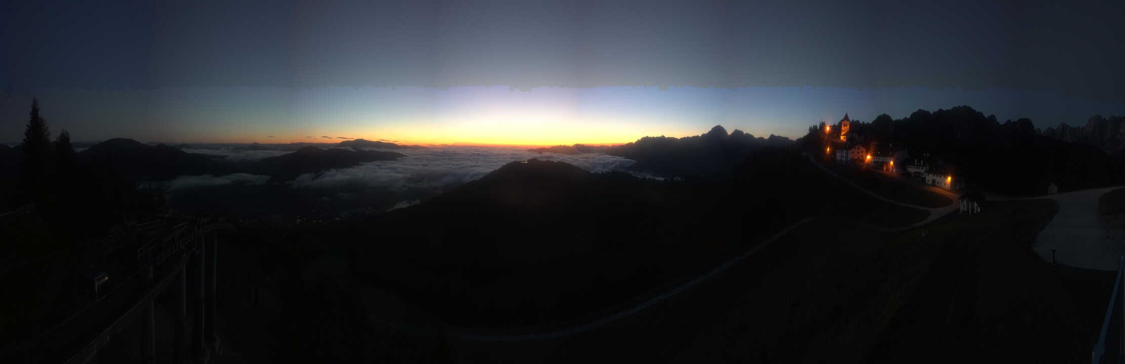 Archiv Foto Webcam Tarvisio - Bergstation Monte Lussari