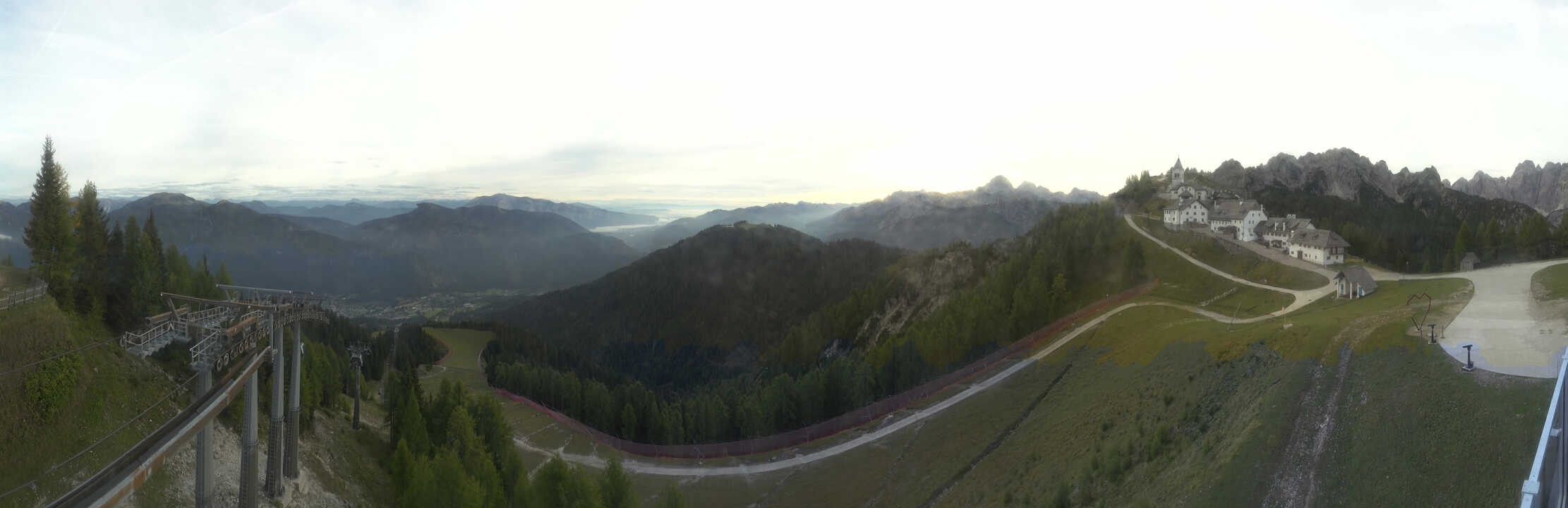 Archived image Webcam Top station Monte Lussari