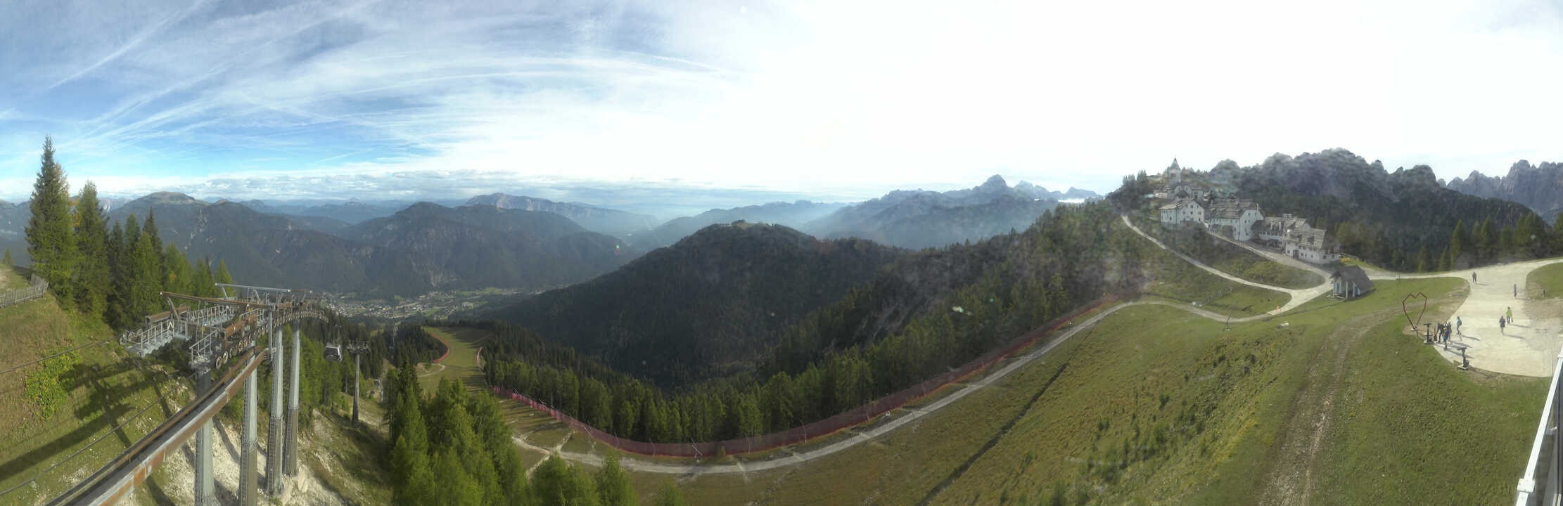 Archived image Webcam Top station Monte Lussari