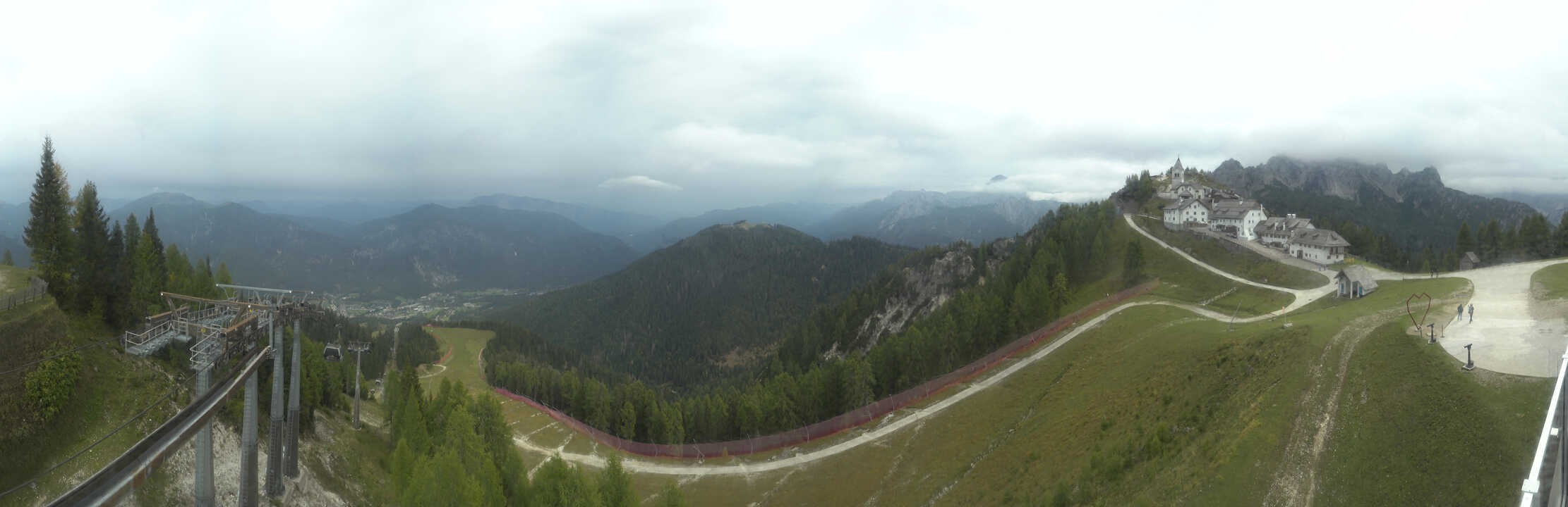Archived image Webcam Top station Monte Lussari