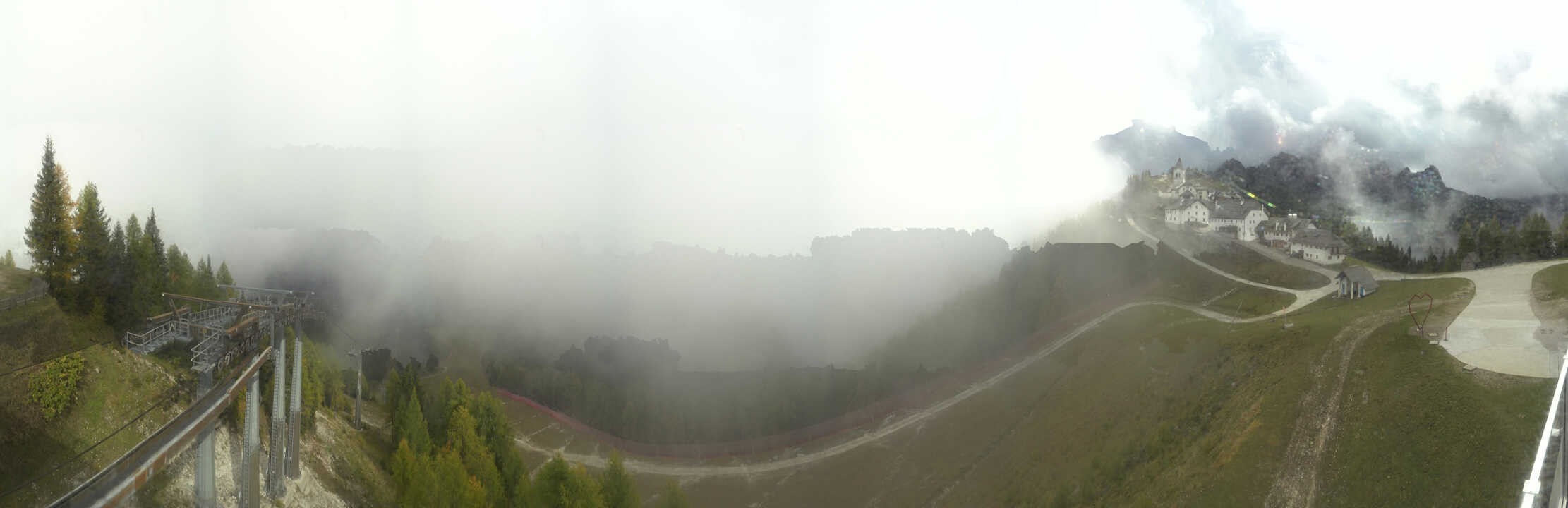 Archived image Webcam Top station Monte Lussari