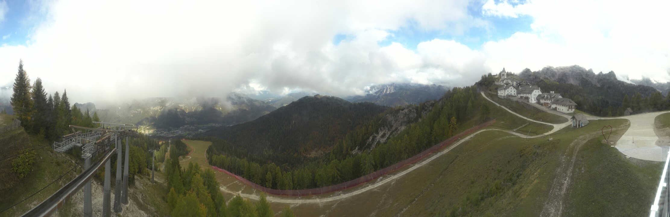 Archived image Webcam Top station Monte Lussari
