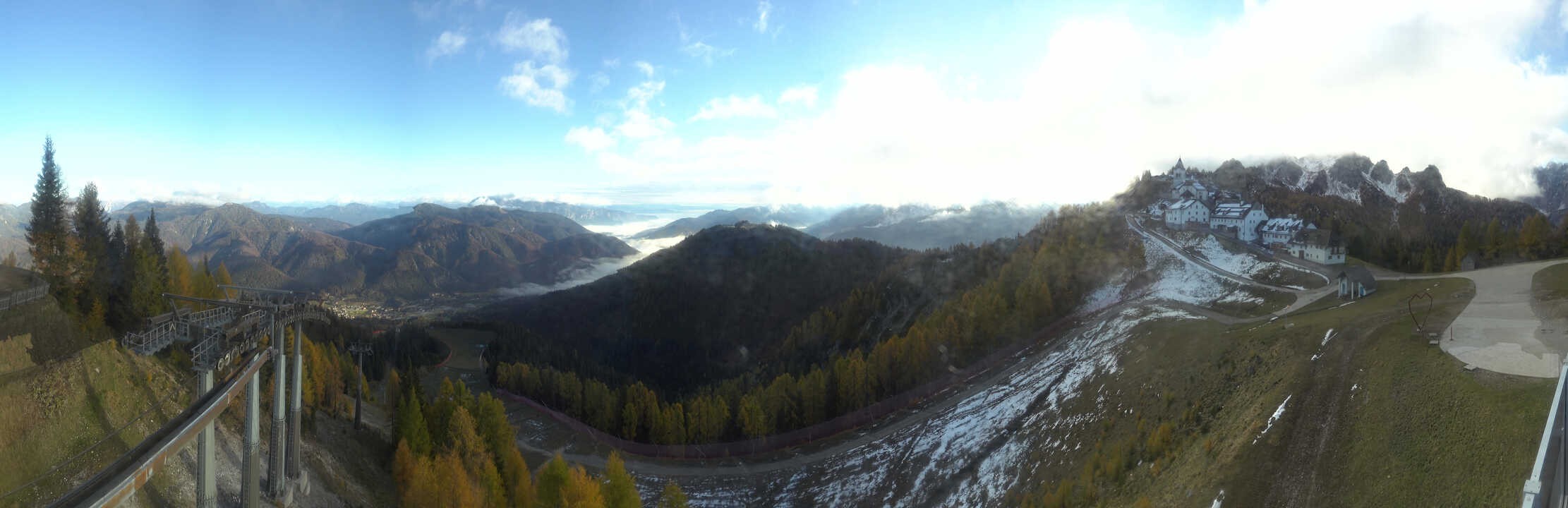 Archiv Foto Webcam Tarvisio - Bergstation Monte Lussari