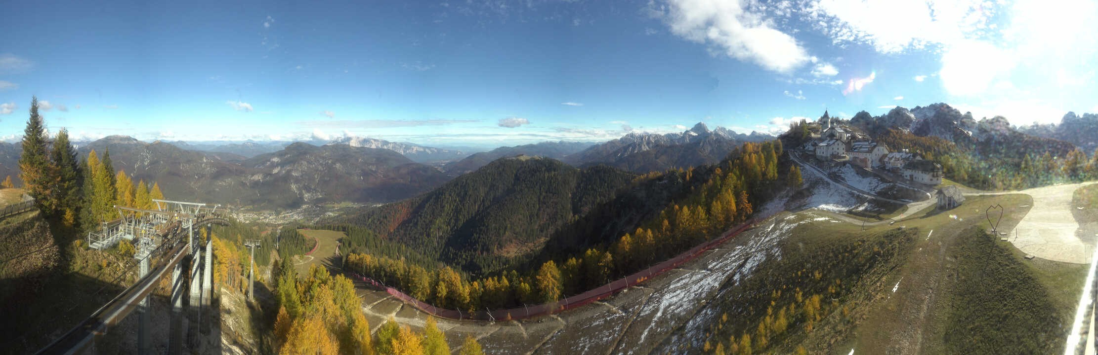 Archiv Foto Webcam Tarvisio - Bergstation Monte Lussari