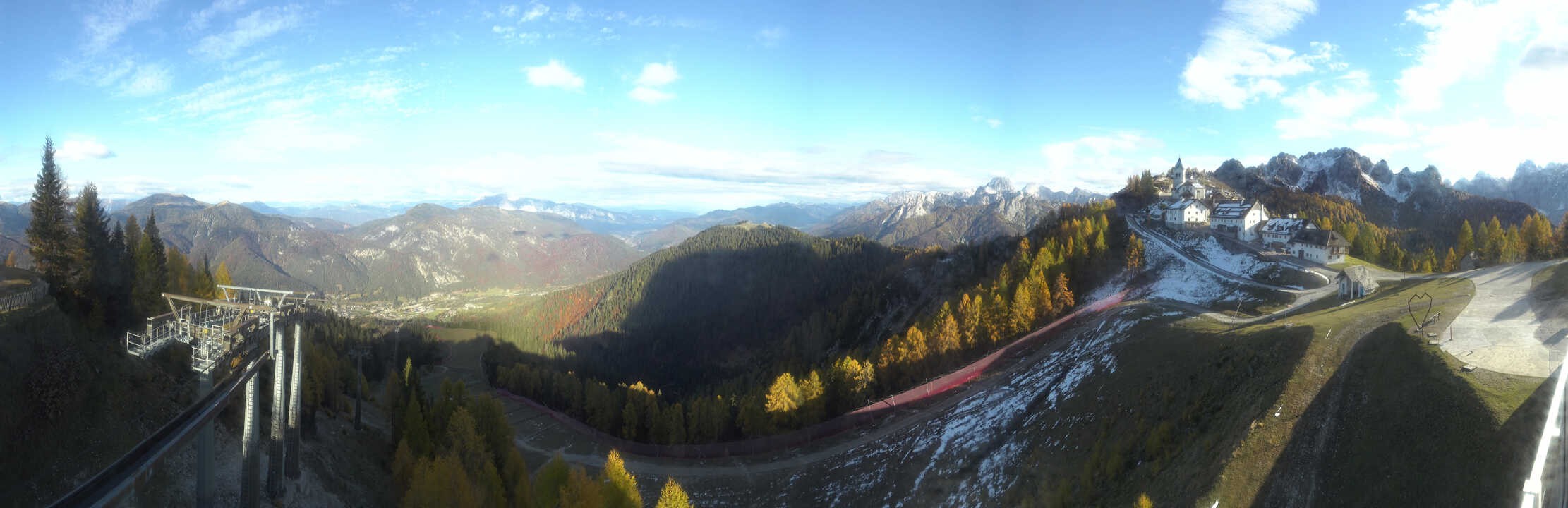 Archiv Foto Webcam Tarvisio - Bergstation Monte Lussari