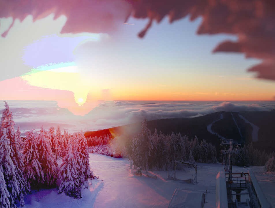 Archived image Webcam Hochficht Panorama