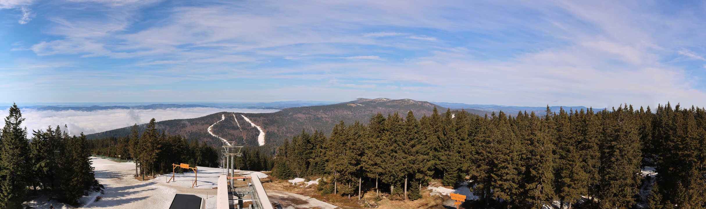 Archived image Webcam Hochficht Panorama