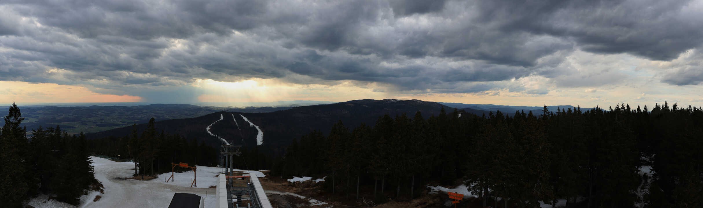 Archived image Webcam Hochficht Panorama