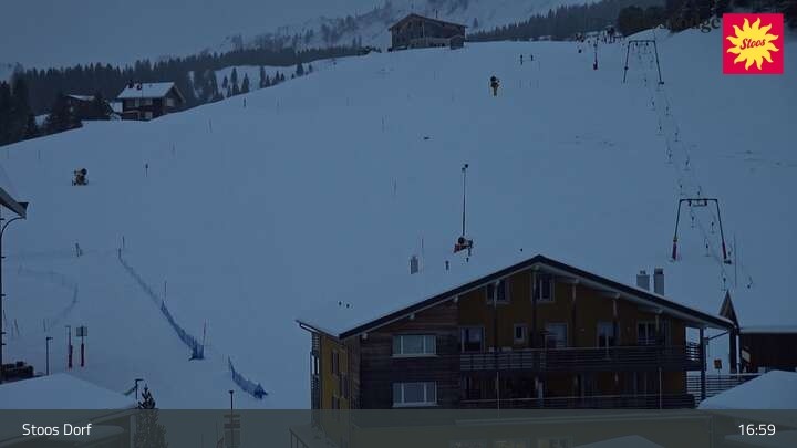 Archiv Foto Webcam Bergdorf Stoos