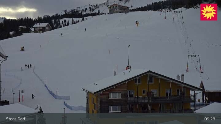 Archiv Foto Webcam Bergdorf Stoos