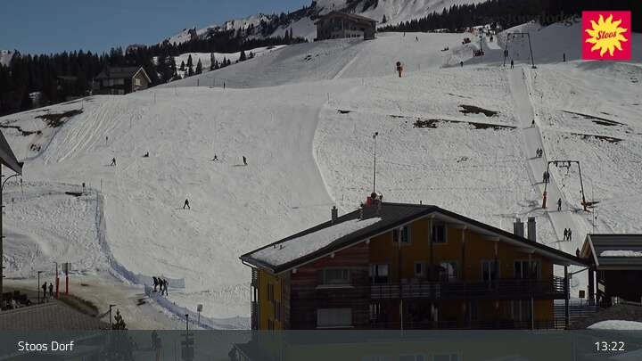 Archiv Foto Webcam Bergdorf Stoos