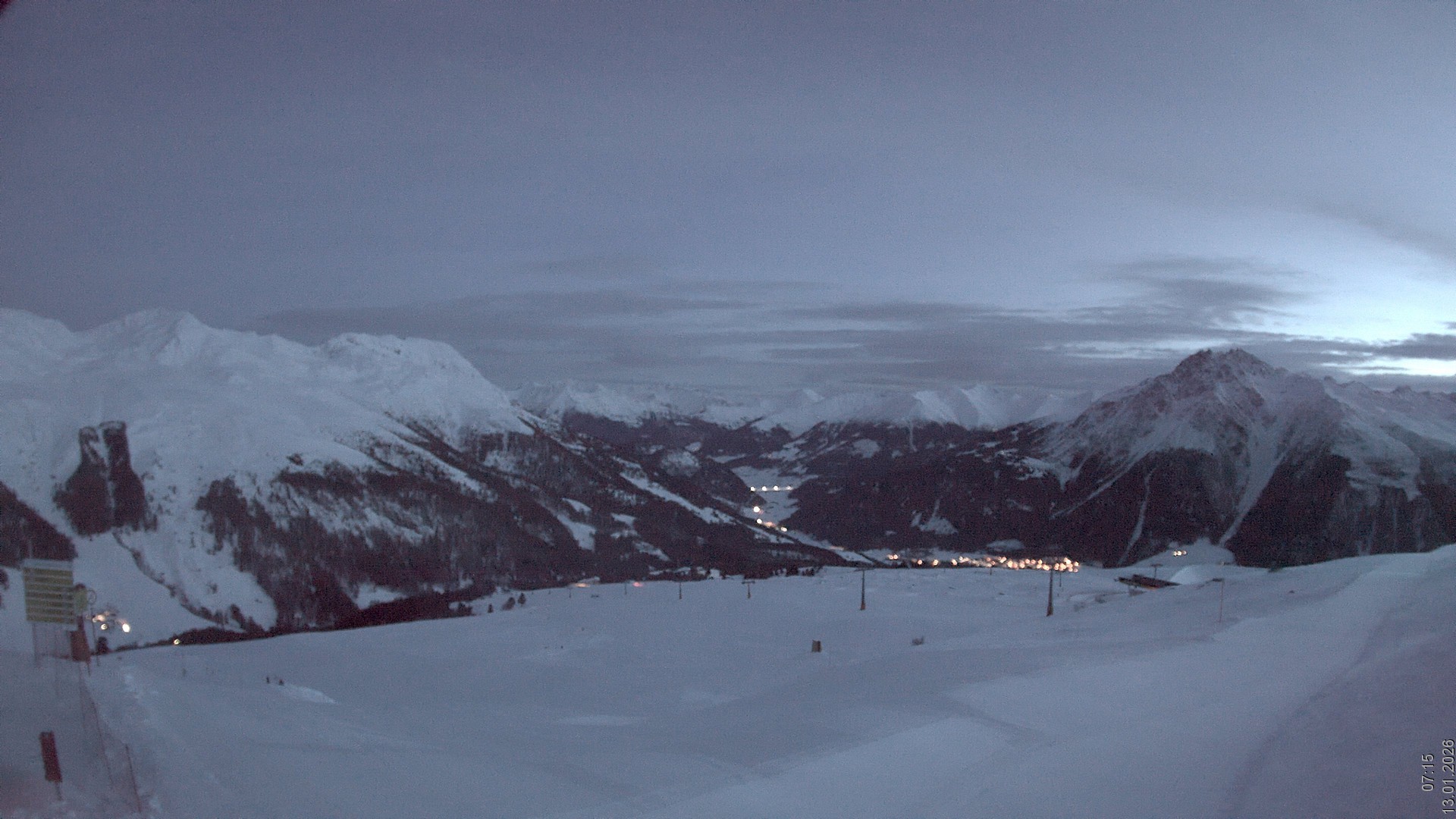 Archived image Webcam View Rojen Mountain, Vinschgau