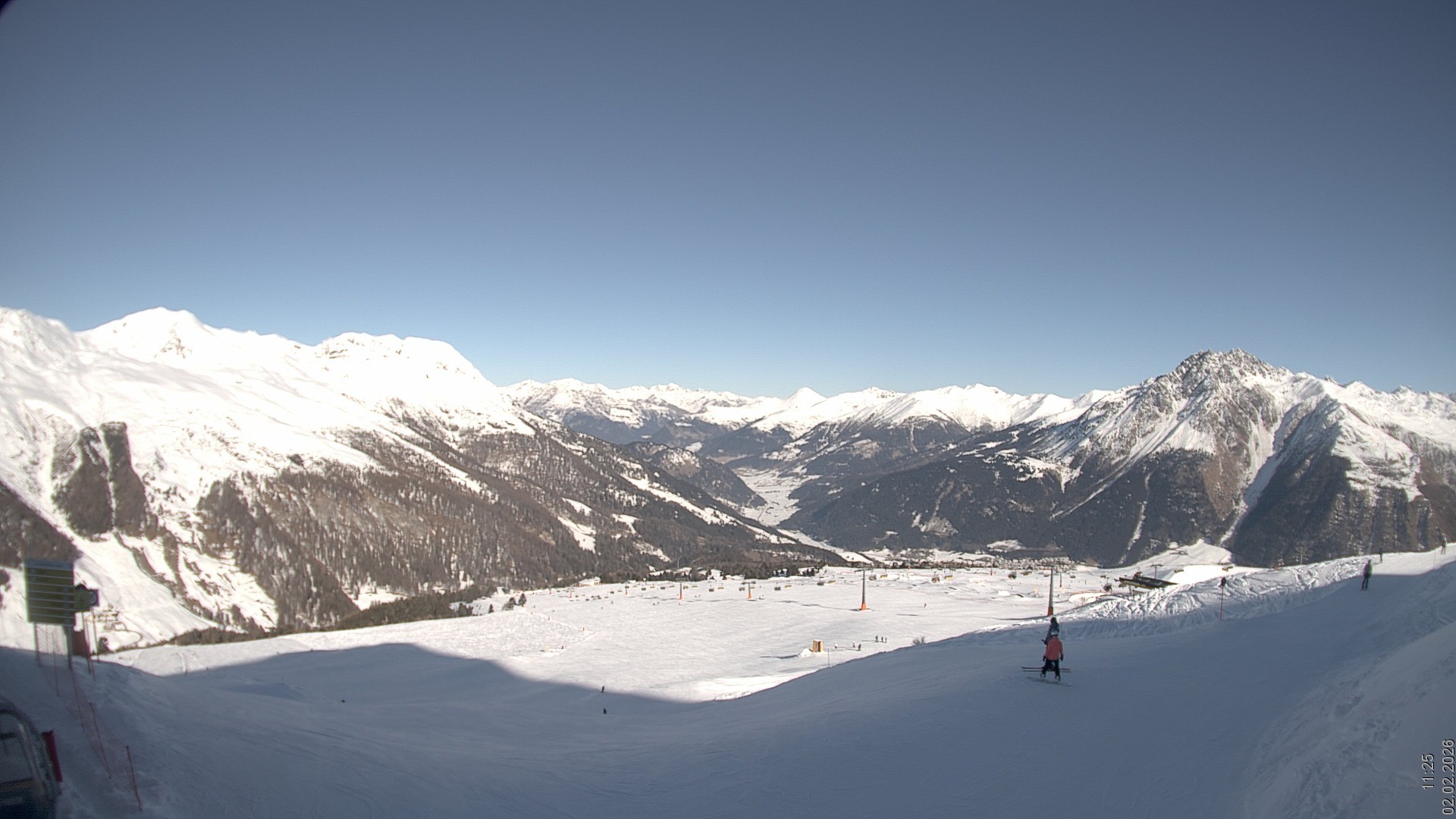 Archived image Webcam View Rojen Mountain, Vinschgau