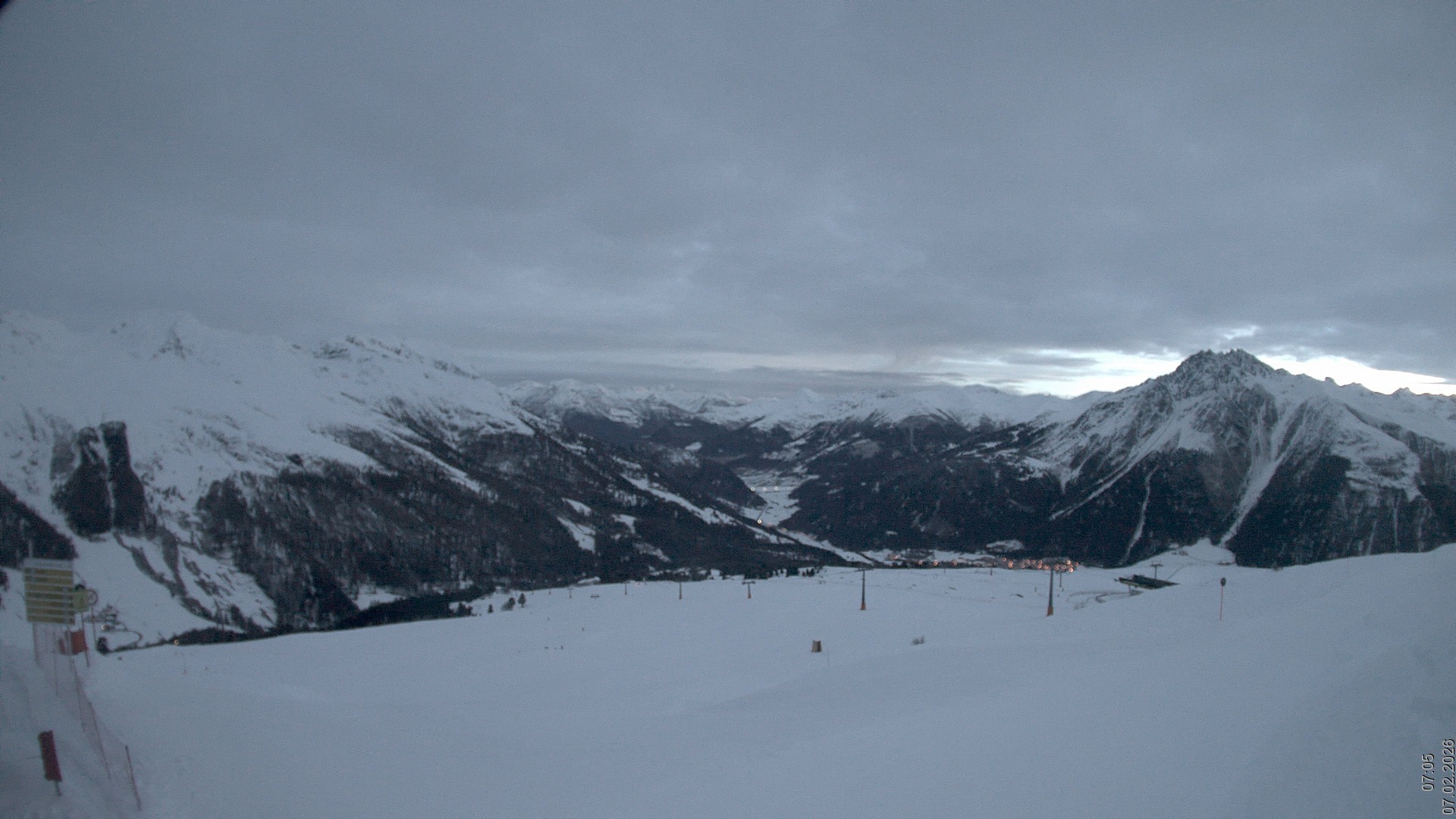 Archived image Webcam View Rojen Mountain, Vinschgau