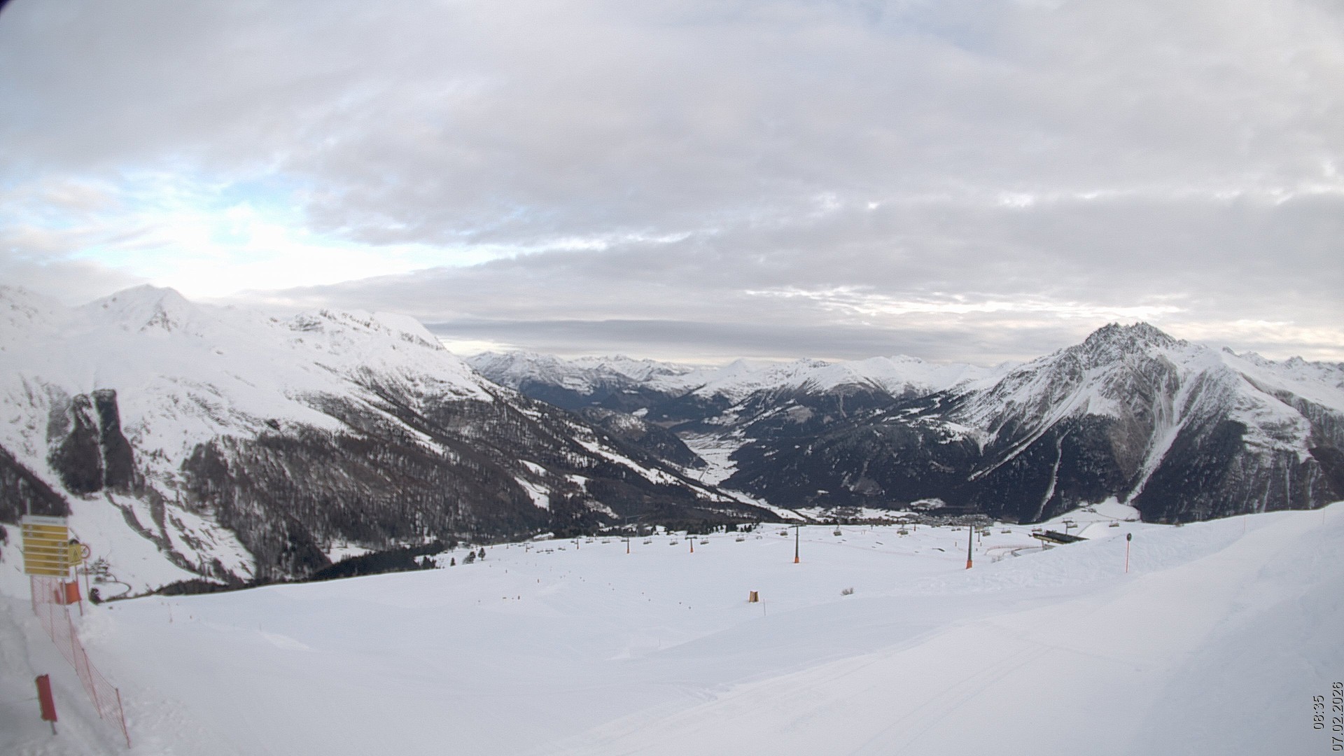 Archived image Webcam View Rojen Mountain, Vinschgau