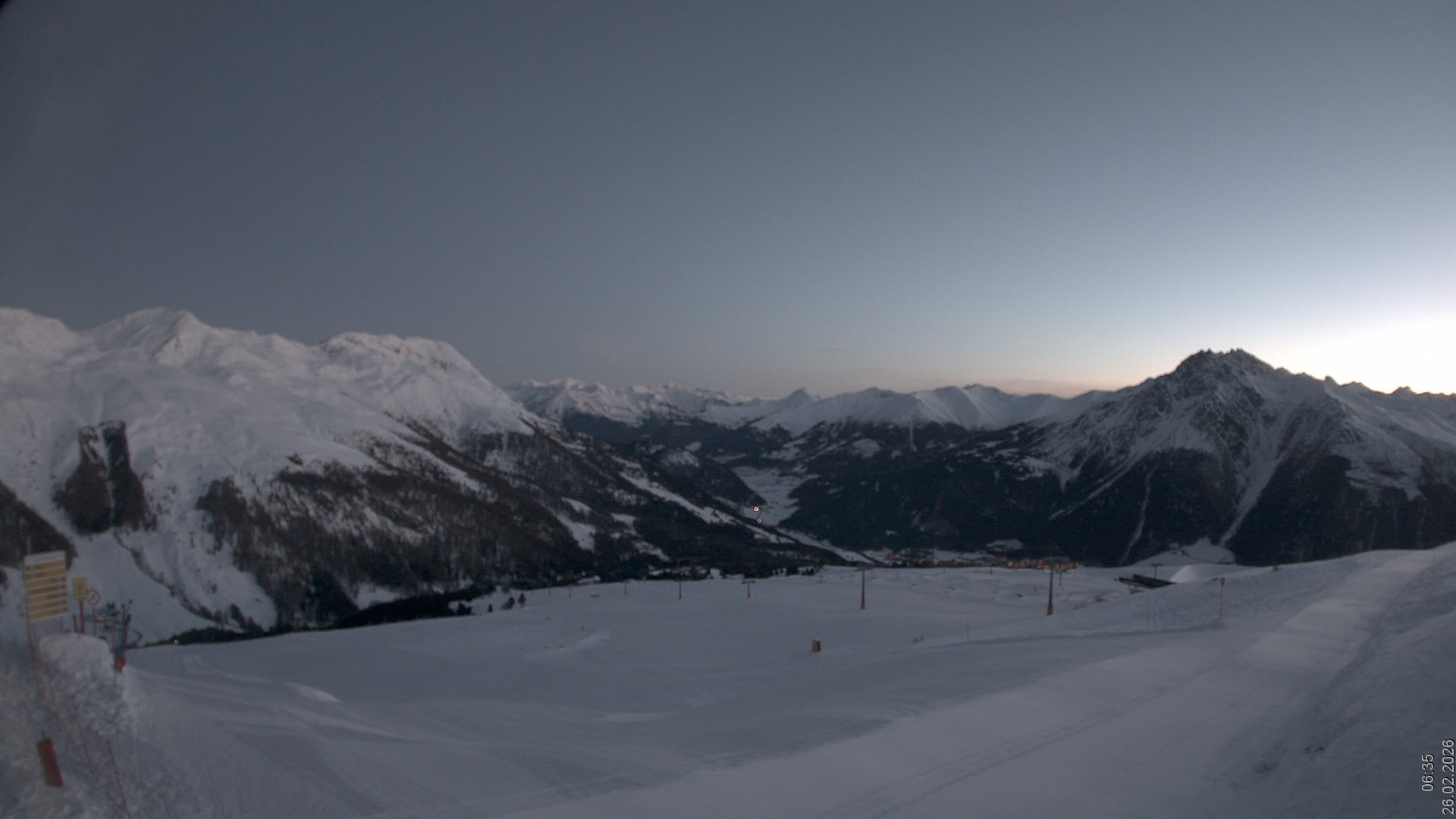 Archived image Webcam View Rojen Mountain, Vinschgau