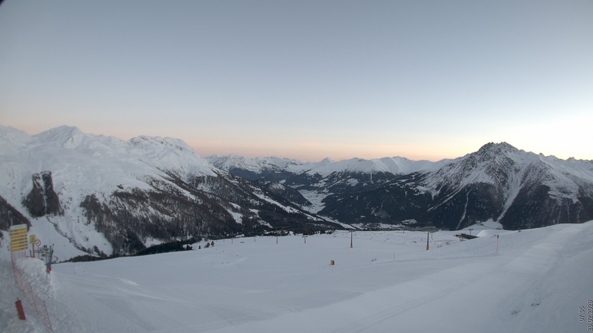 Archived image Webcam View Rojen Mountain, Vinschgau