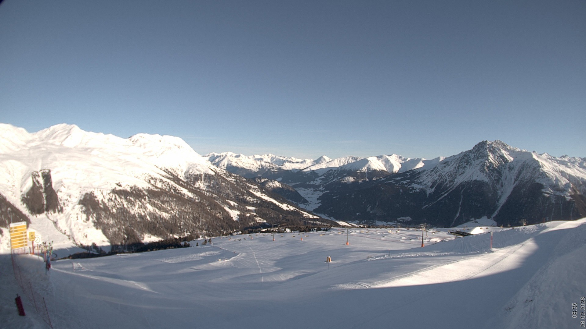 Archived image Webcam View Rojen Mountain, Vinschgau
