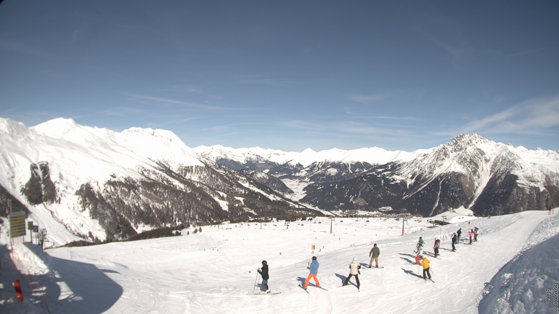 Archived image Webcam View Rojen Mountain, Vinschgau