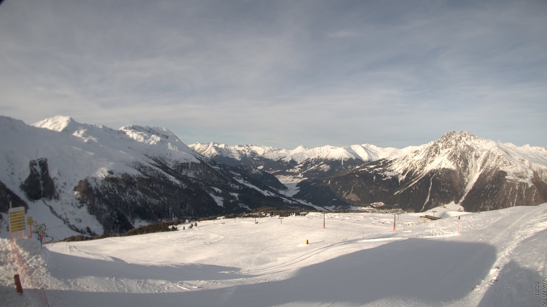 Archived image Webcam View Rojen Mountain, Vinschgau