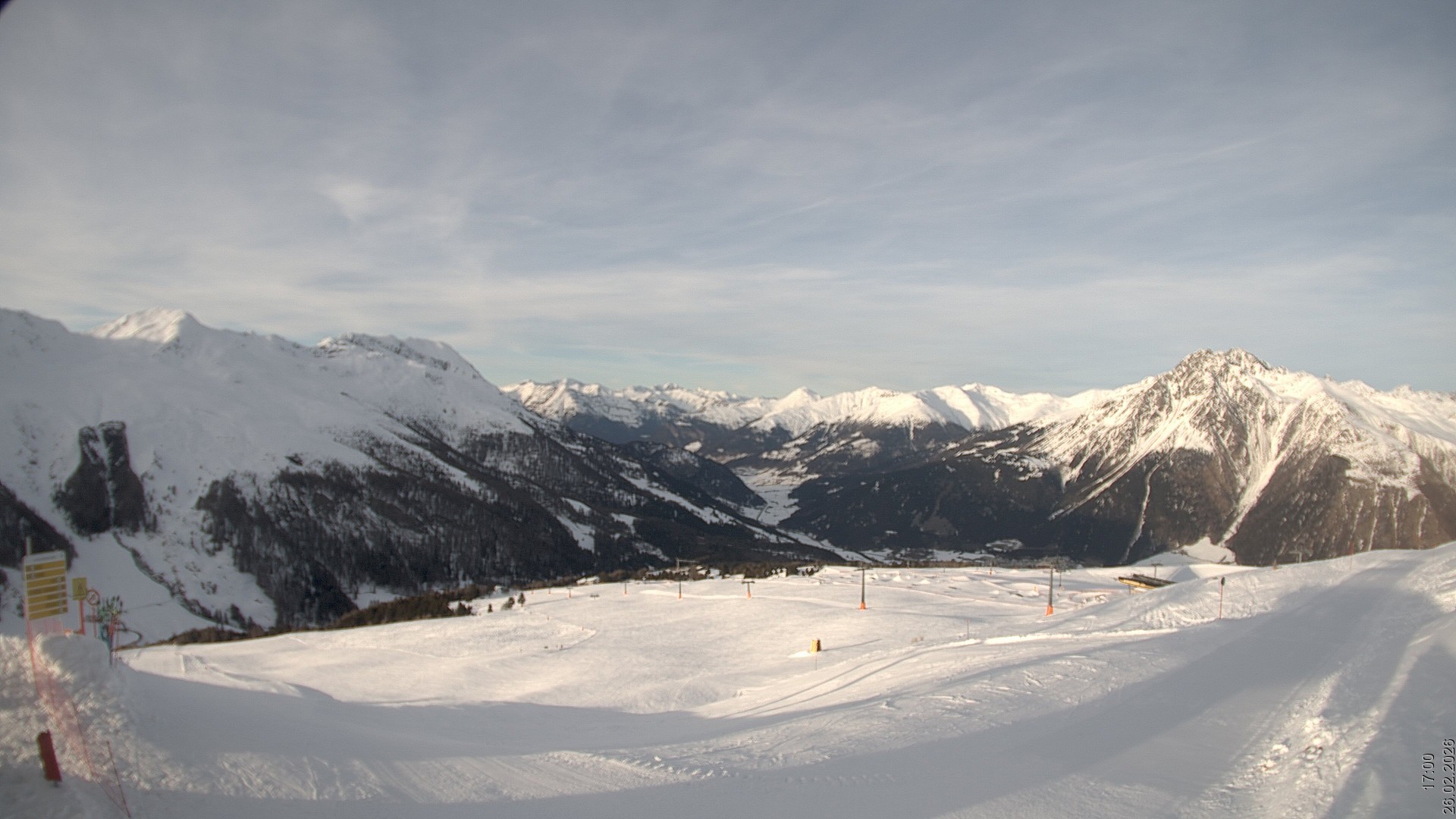 Archived image Webcam View Rojen Mountain, Vinschgau