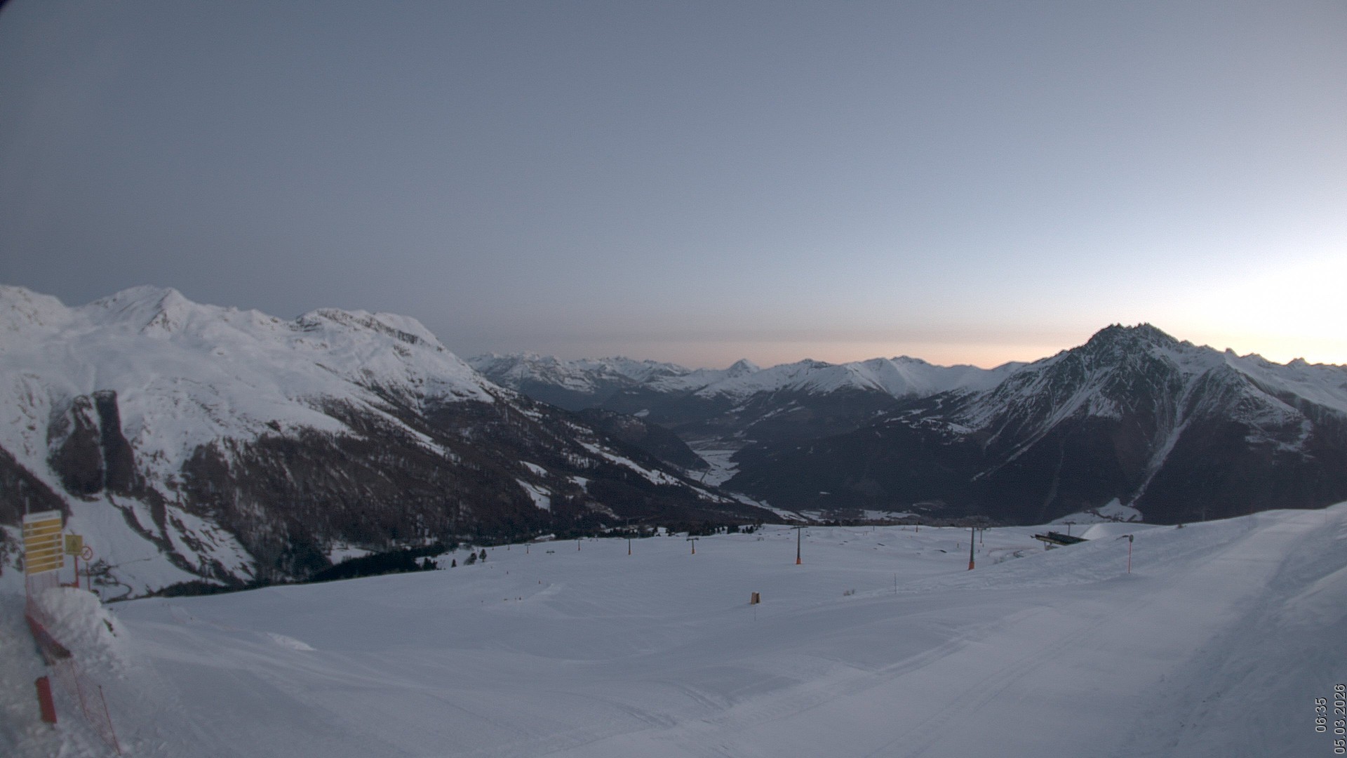 Archived image Webcam View Rojen Mountain, Vinschgau