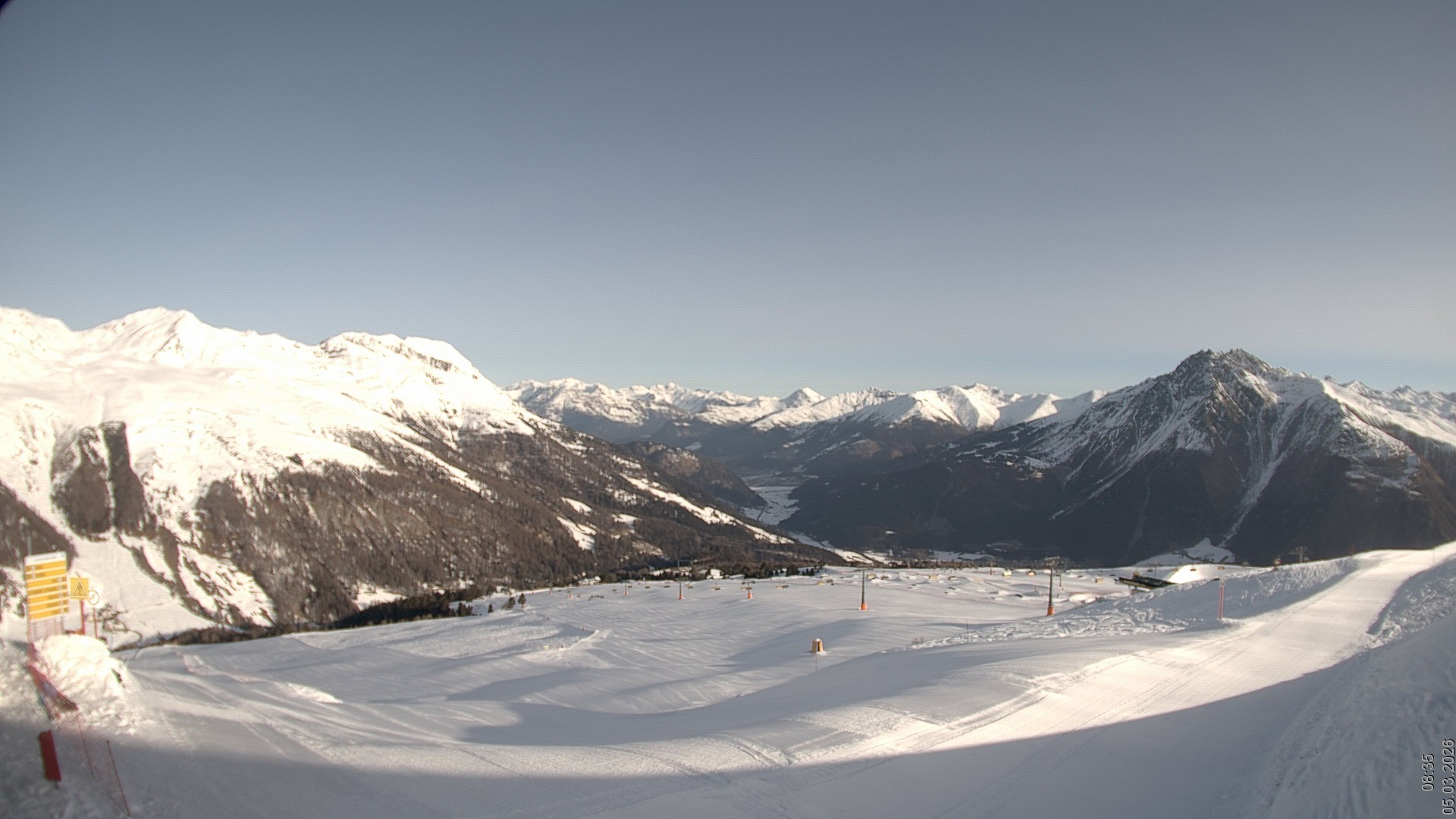 Archived image Webcam View Rojen Mountain, Vinschgau