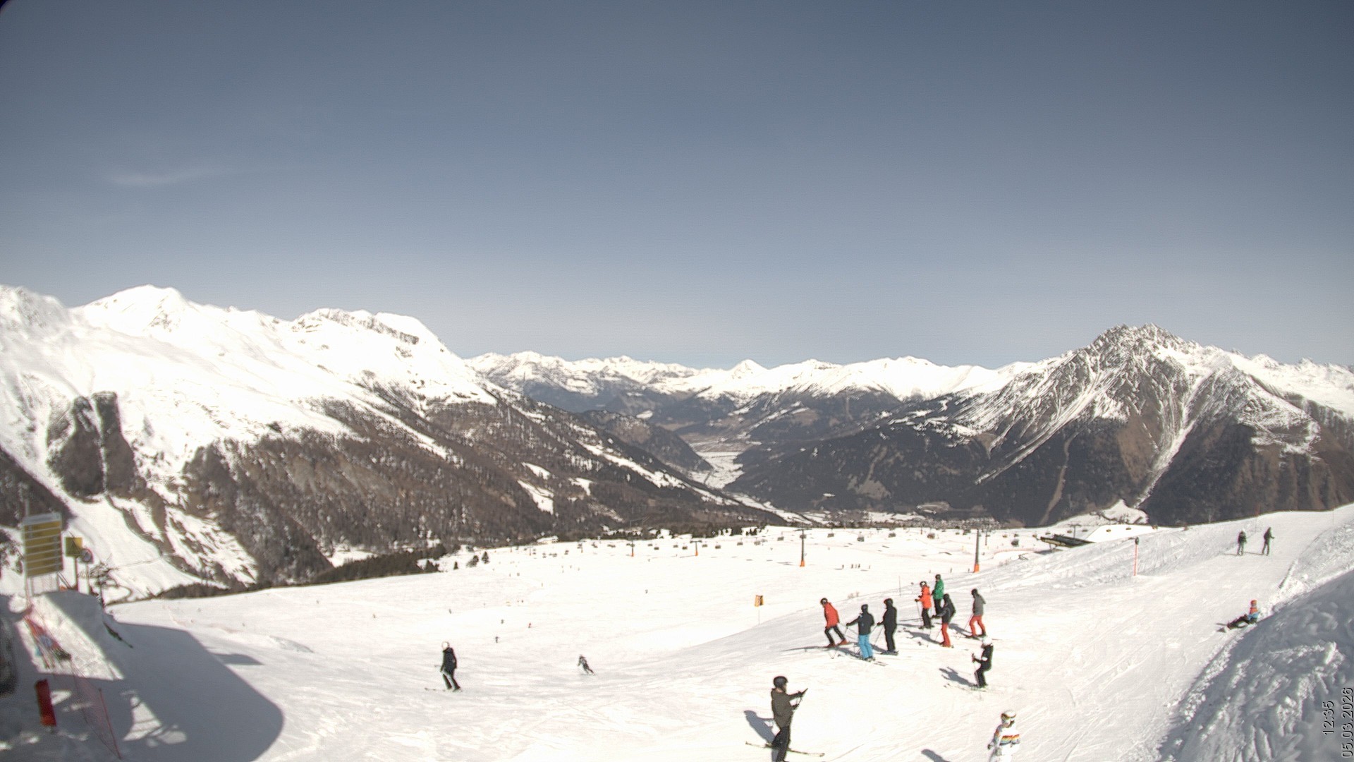 Archived image Webcam View Rojen Mountain, Vinschgau