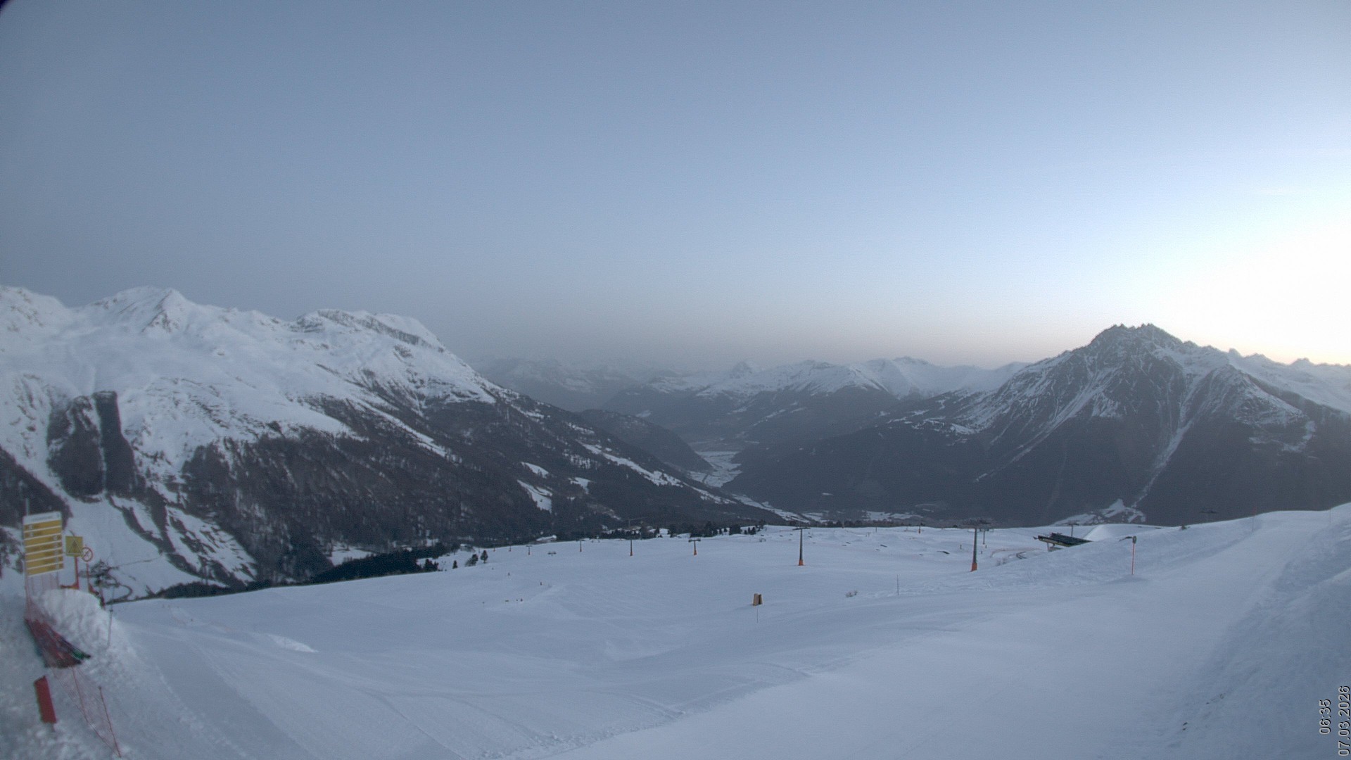 Archived image Webcam View Rojen Mountain, Vinschgau