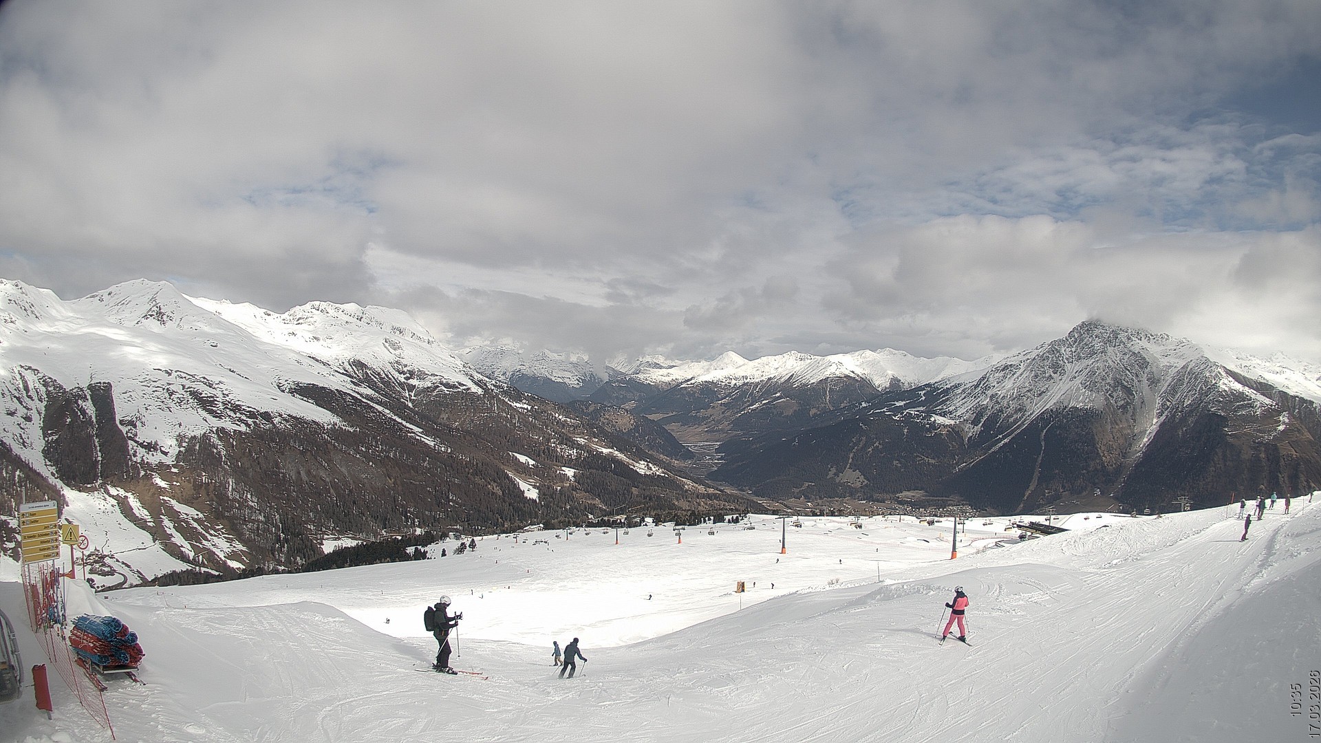 Archived image Webcam View Rojen Mountain, Vinschgau