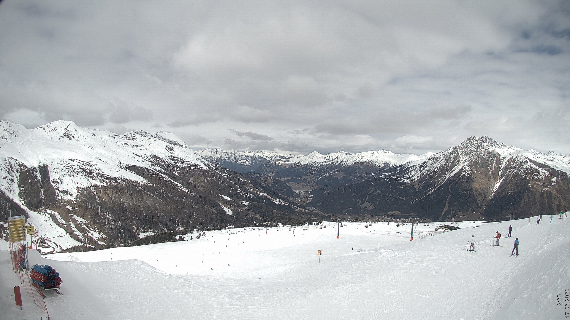 Archived image Webcam View Rojen Mountain, Vinschgau