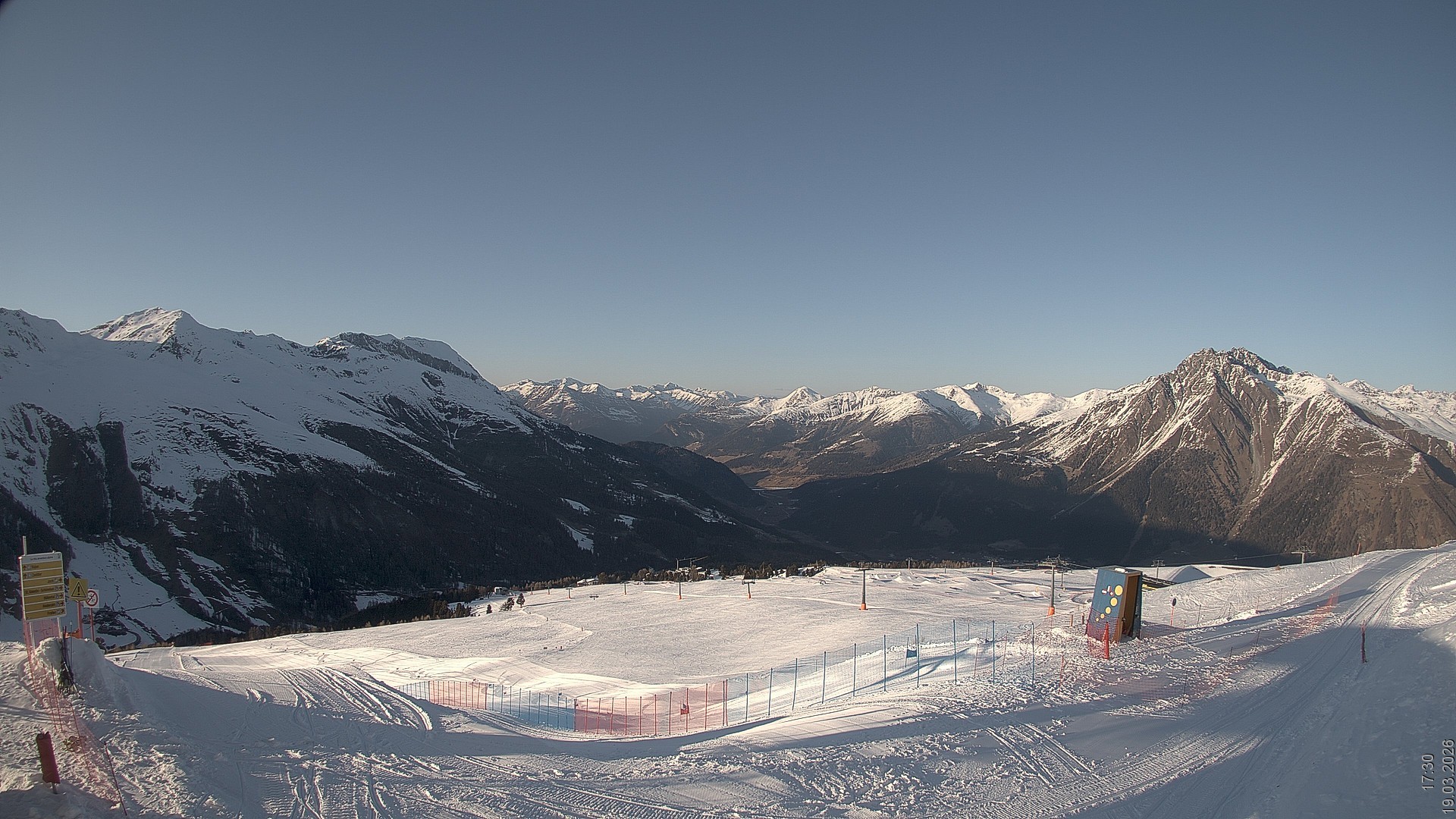 Archiv Foto Webcam Blick vom Rojen - Vinschgau