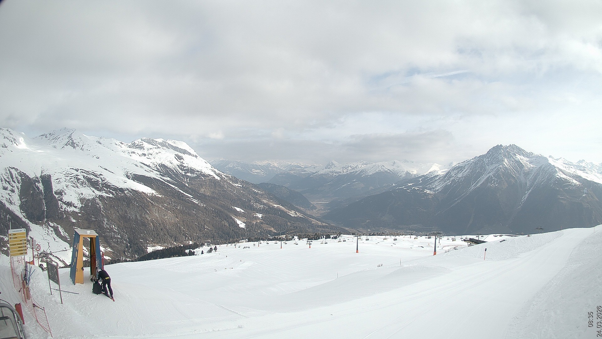 Archived image Webcam View Rojen Mountain, Vinschgau