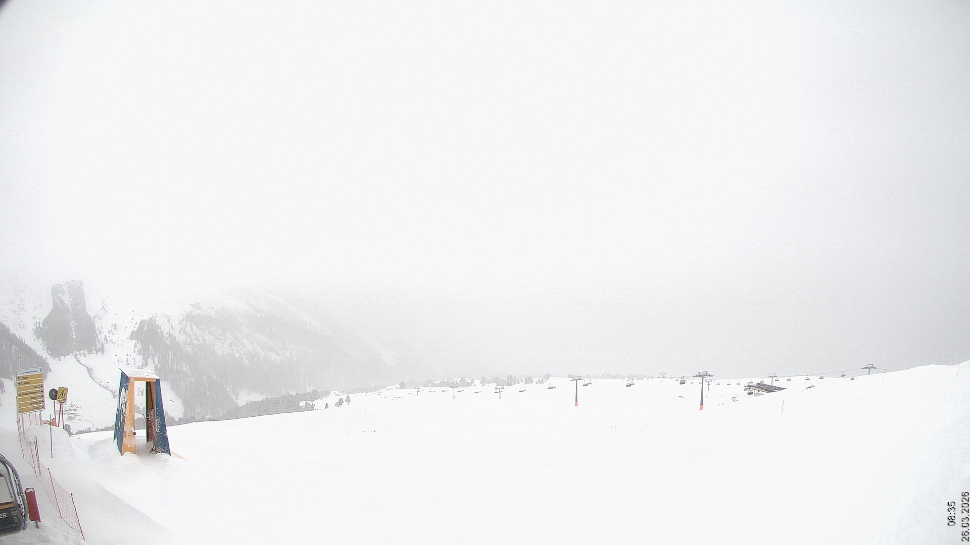 Archiv Foto Webcam Blick vom Rojen - Vinschgau