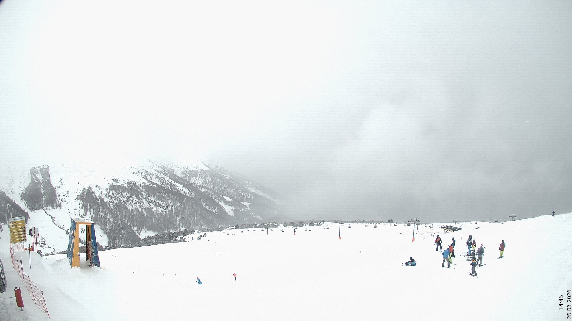 Archiv Foto Webcam Blick vom Rojen - Vinschgau