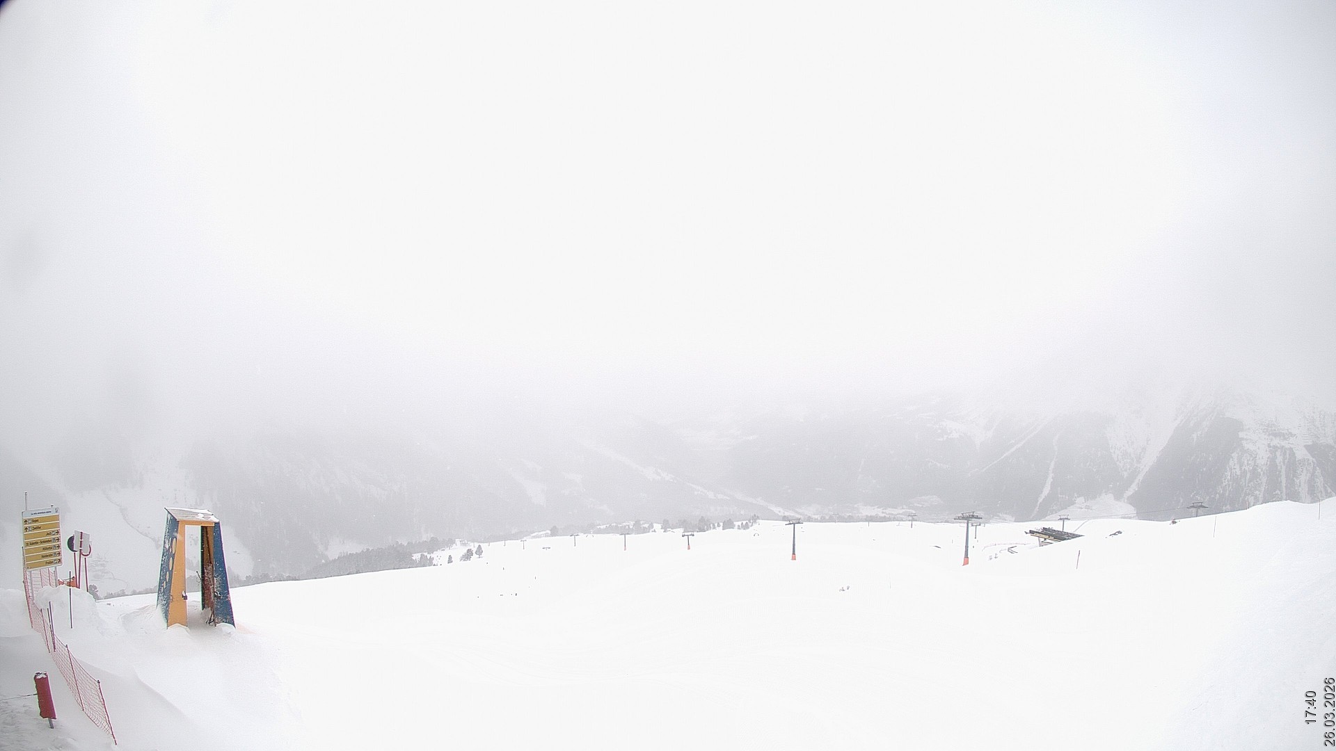 Archiv Foto Webcam Blick vom Rojen - Vinschgau