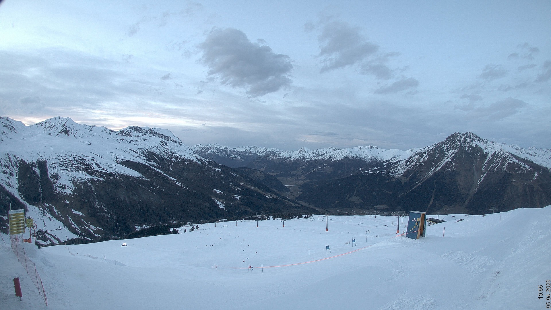 Archiv Foto Webcam Blick vom Rojen - Vinschgau