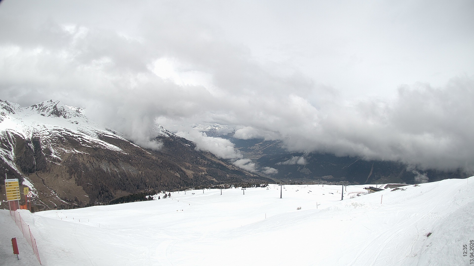 Archived image Webcam View Rojen Mountain, Vinschgau