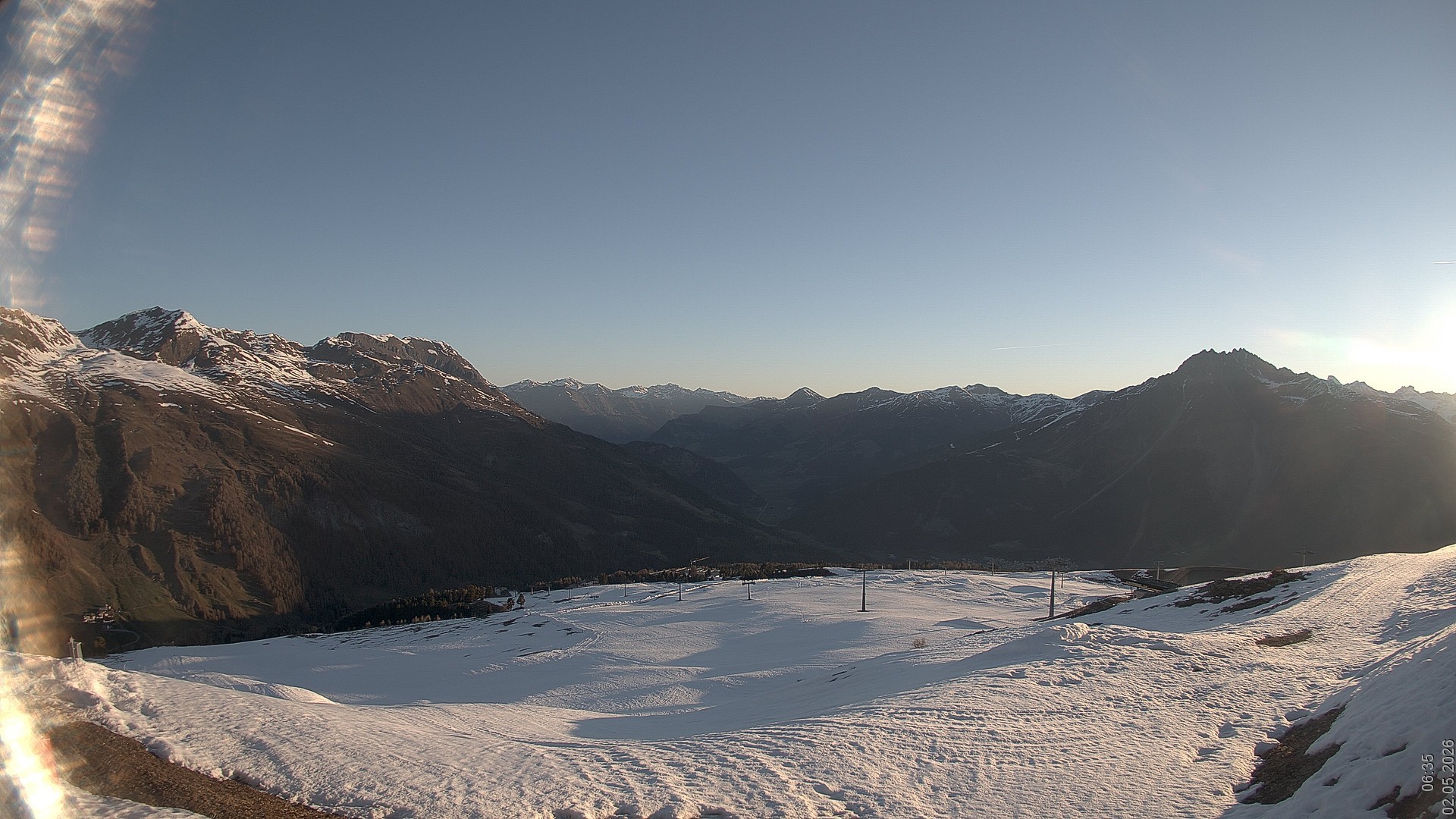 Archived image Webcam View Rojen Mountain, Vinschgau