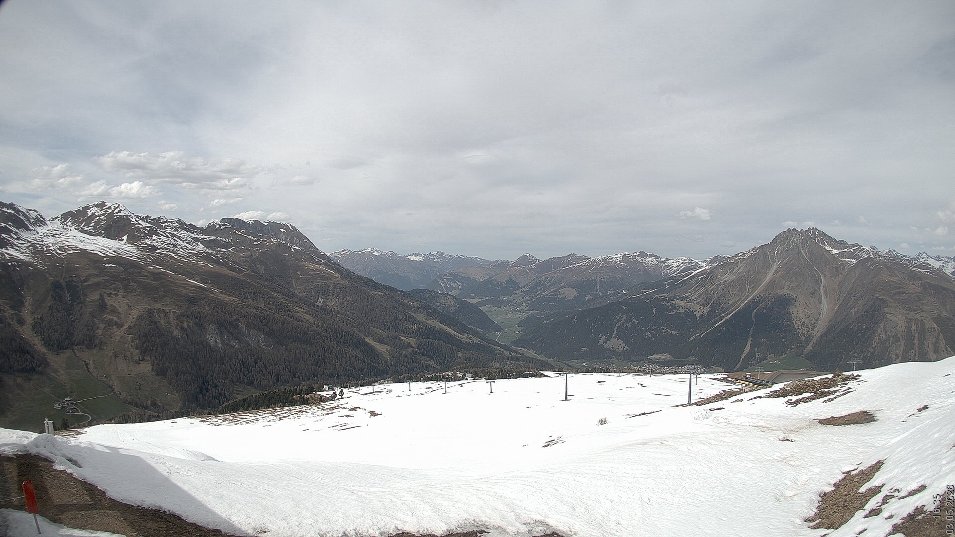 Archived image Webcam View Rojen Mountain, Vinschgau