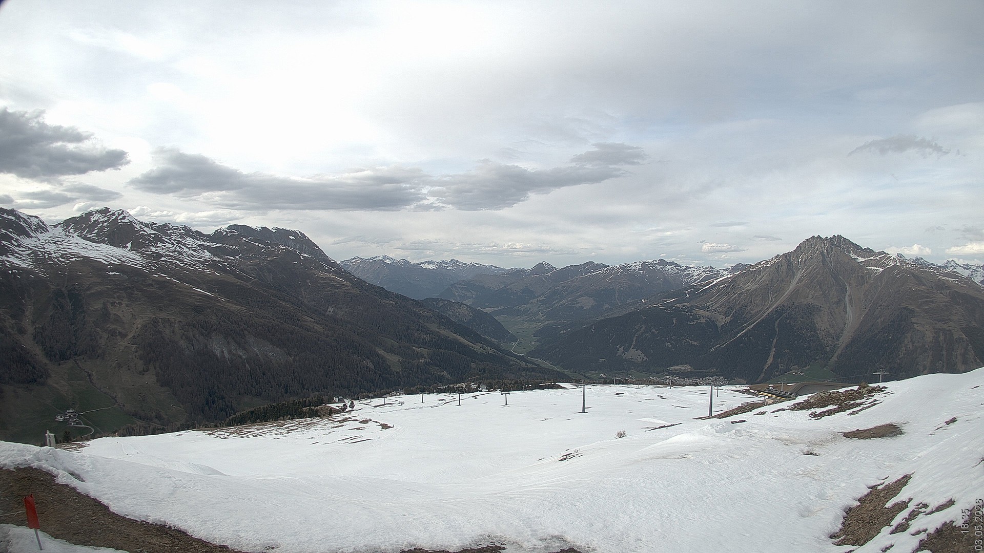 Archived image Webcam View Rojen Mountain, Vinschgau