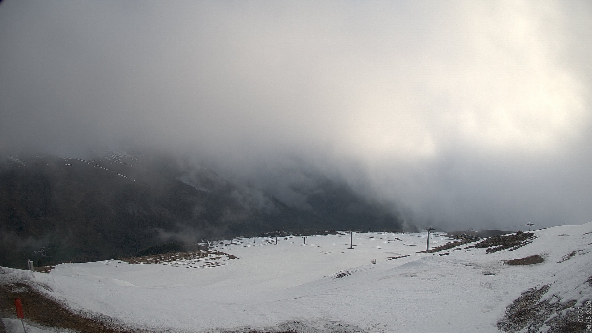 Archiv Foto Webcam Blick vom Rojen - Vinschgau