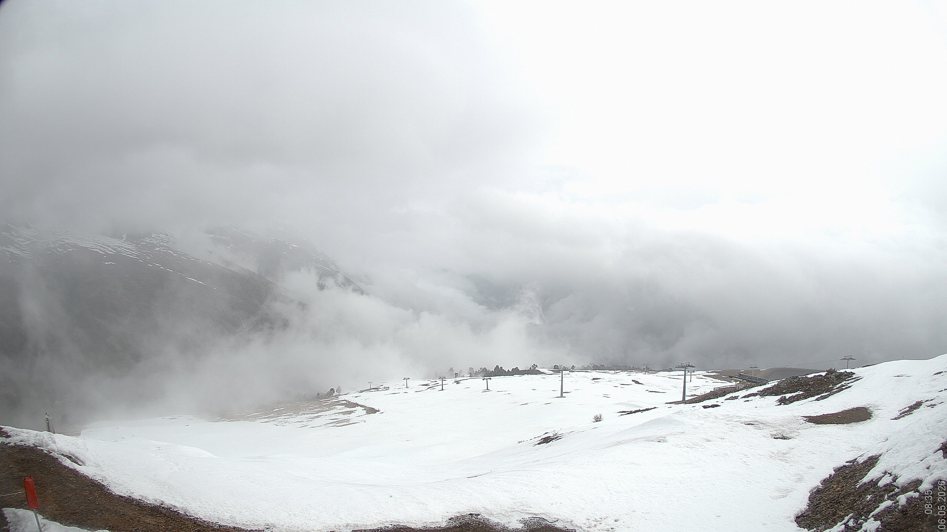 Archiv Foto Webcam Blick vom Rojen - Vinschgau