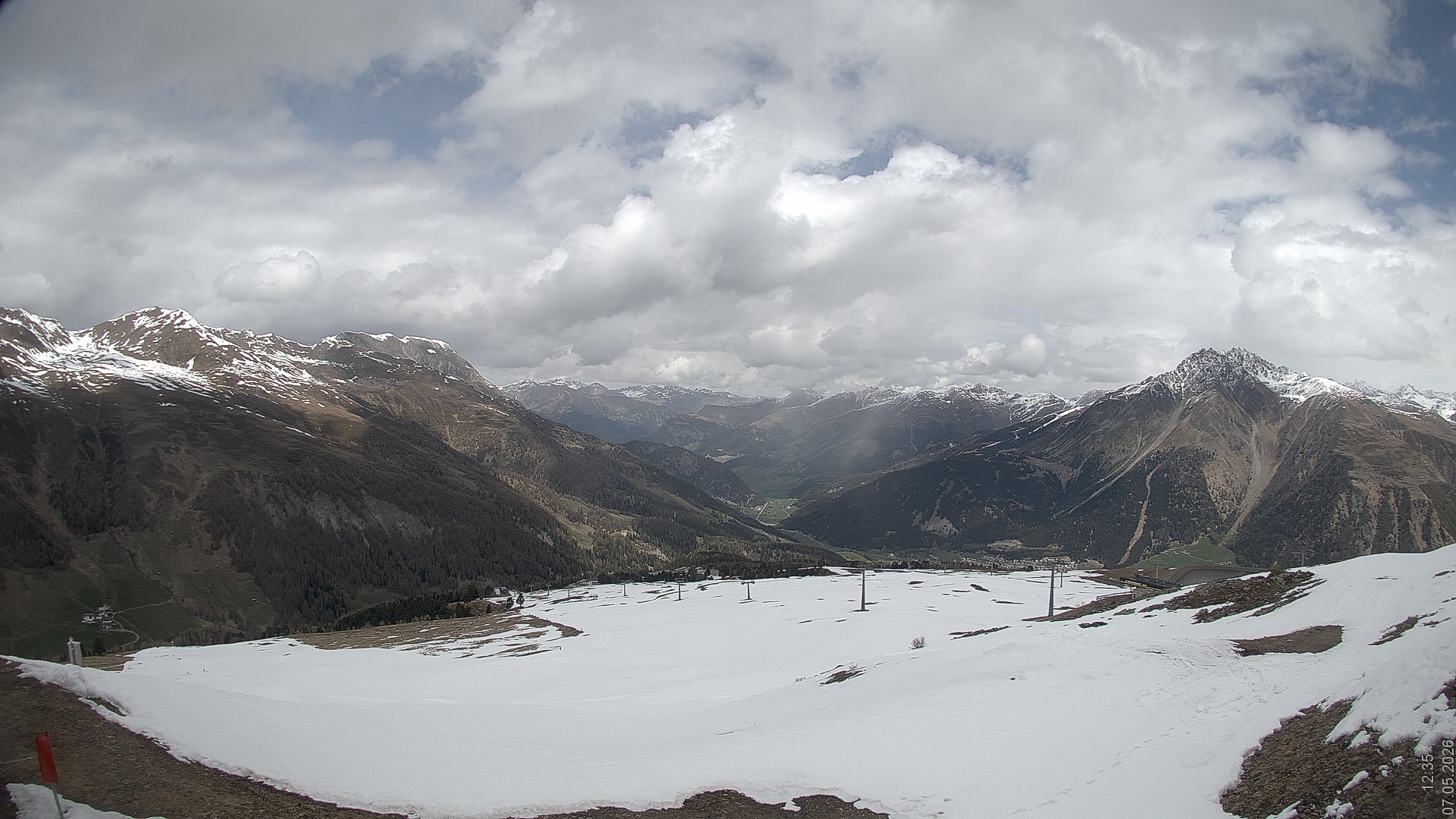 Archived image Webcam View Rojen Mountain, Vinschgau