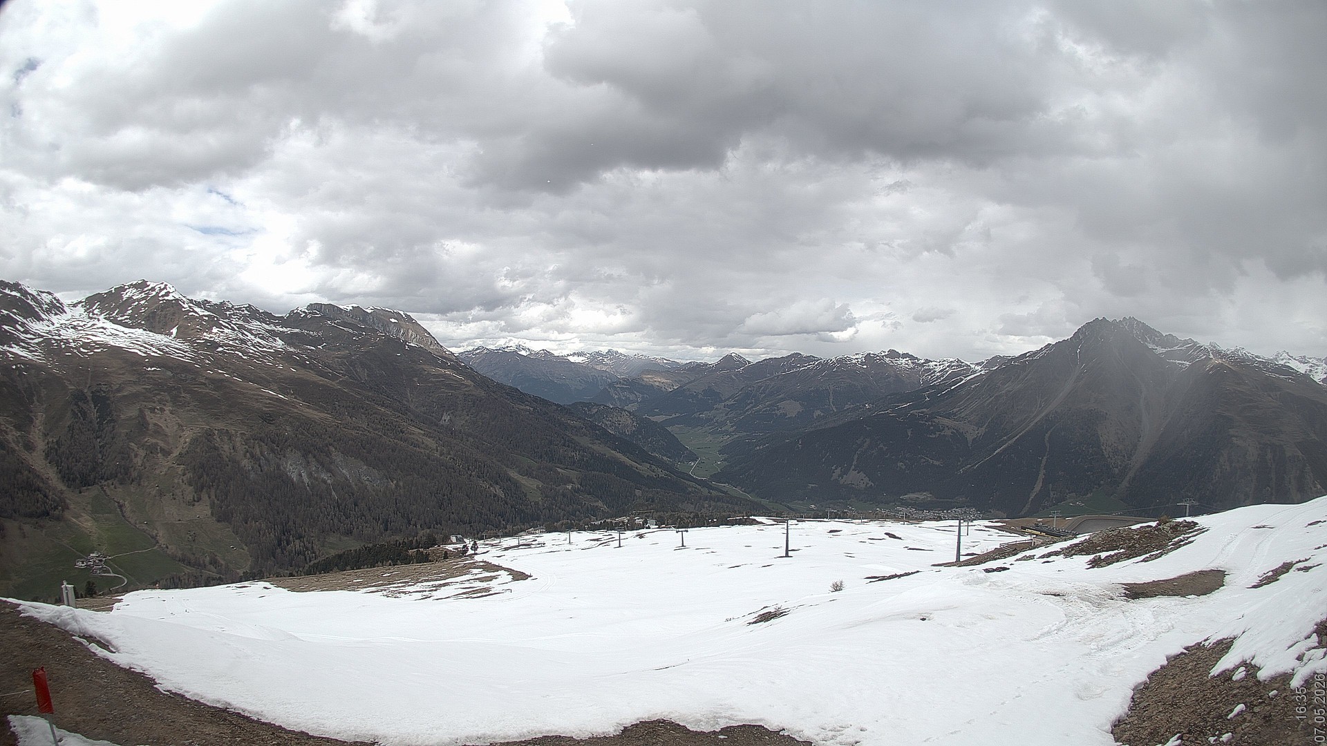 Archived image Webcam View Rojen Mountain, Vinschgau